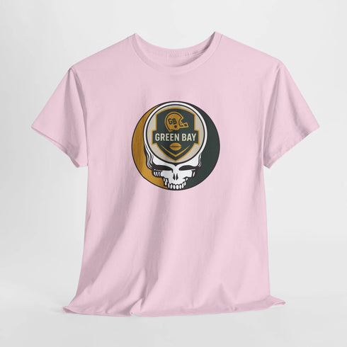 Grateful Dead - Green Bay Packers Stealie Grateful Dead Steal Your Face T-Shirt - NFL - StealieShop